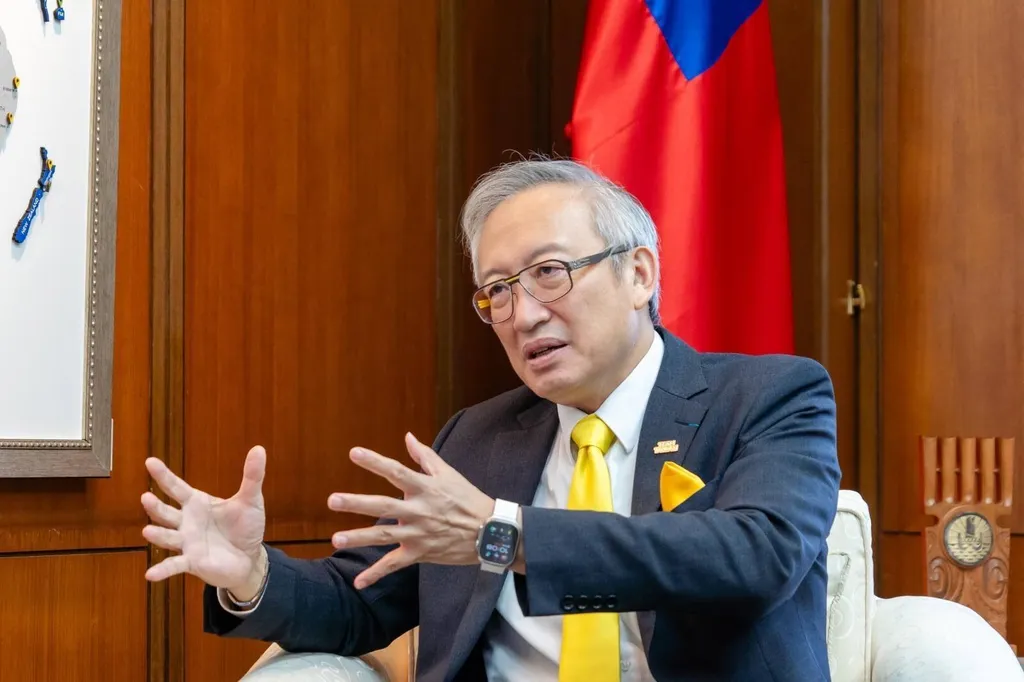 Taiwan Deputy Foreign Minister Wu Chih-chung, known in English as Francois Wu, speaking during an interview