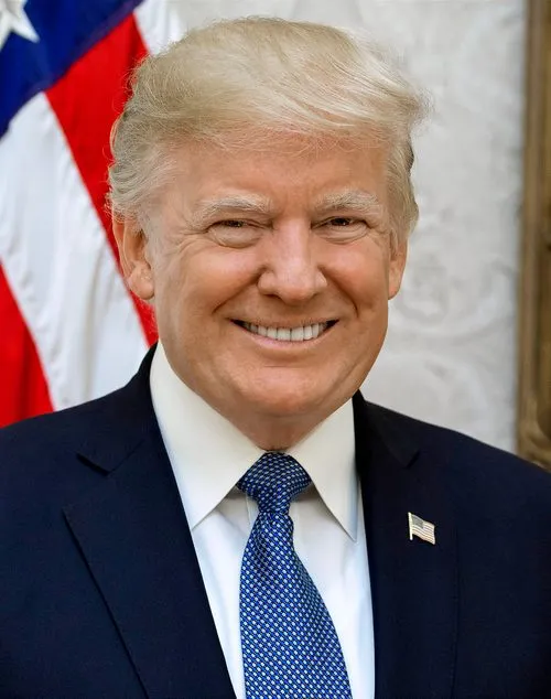 Official White House portrait of US President Donald Trump