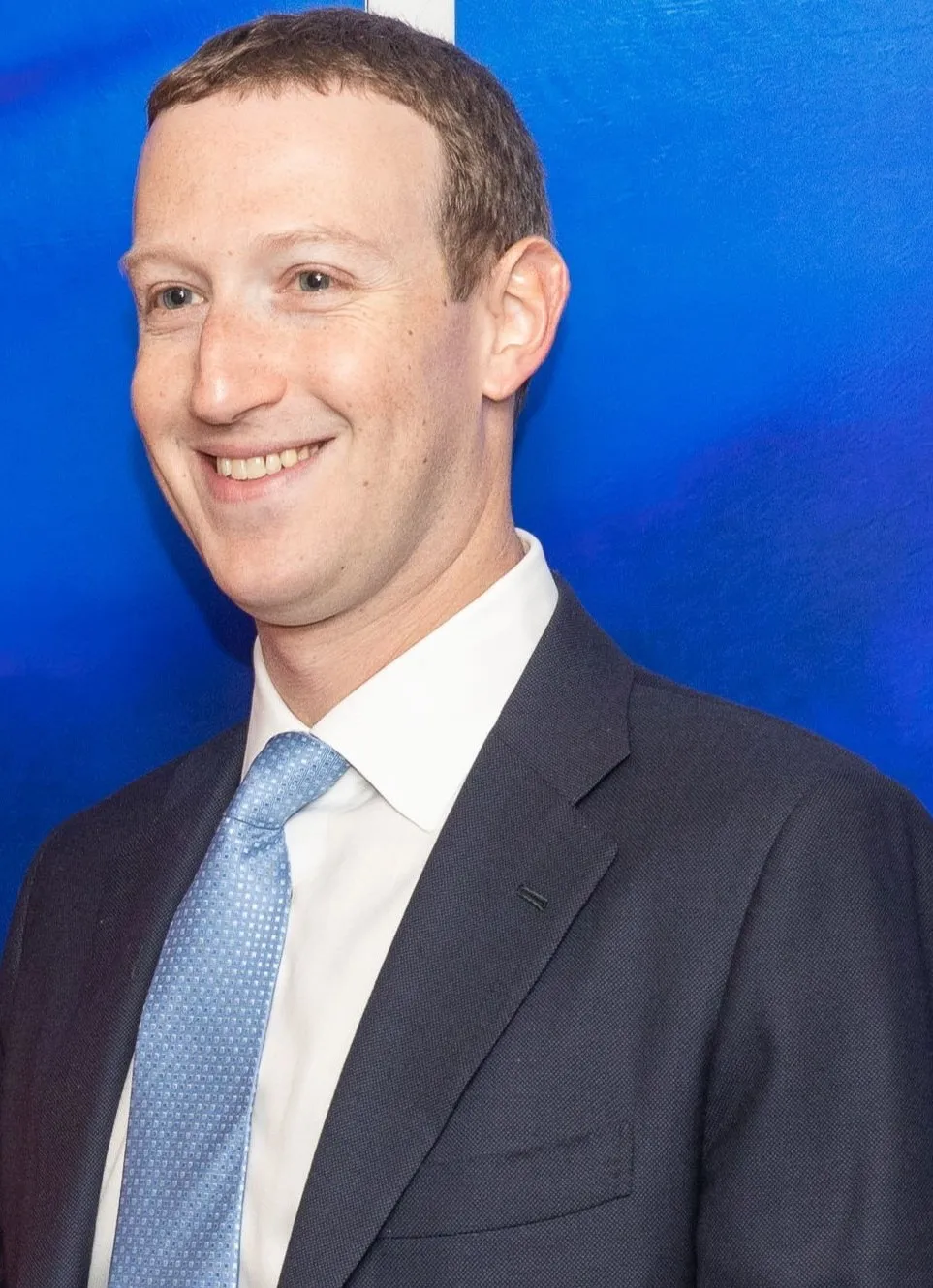 Portrait of Meta founder and chief executive Mark Zuckerberg.