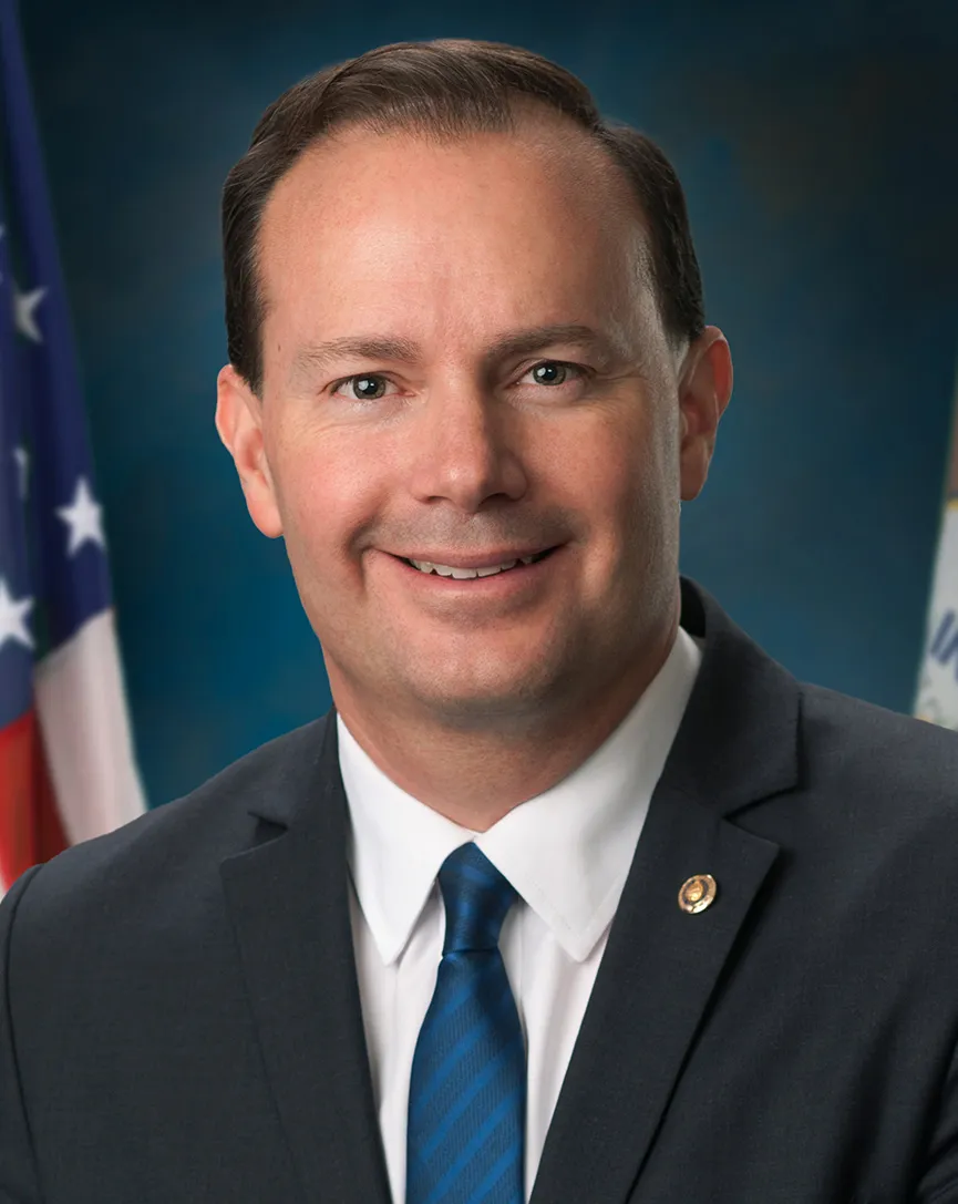 Official portrait of US Senator Mike Lee of Utah