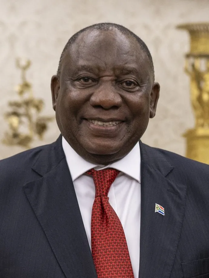 President Cyril Ramaphosa of South Africa, May 2025