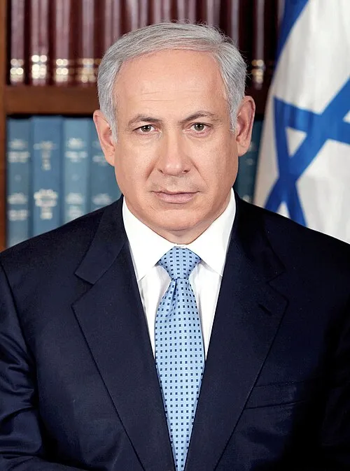 Official portrait of Israeli Prime Minister Benjamin Netanyahu