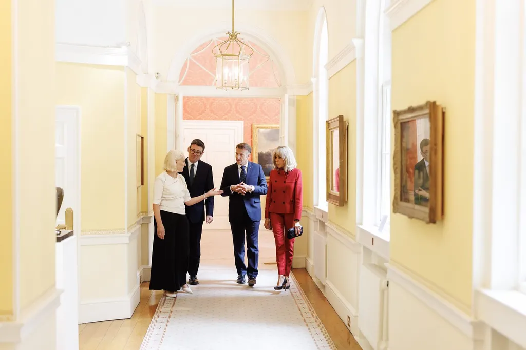 Prime Minister Andy Burnham meets French President Emmanuel Macron at 10 Downing Street, 3 September 2026