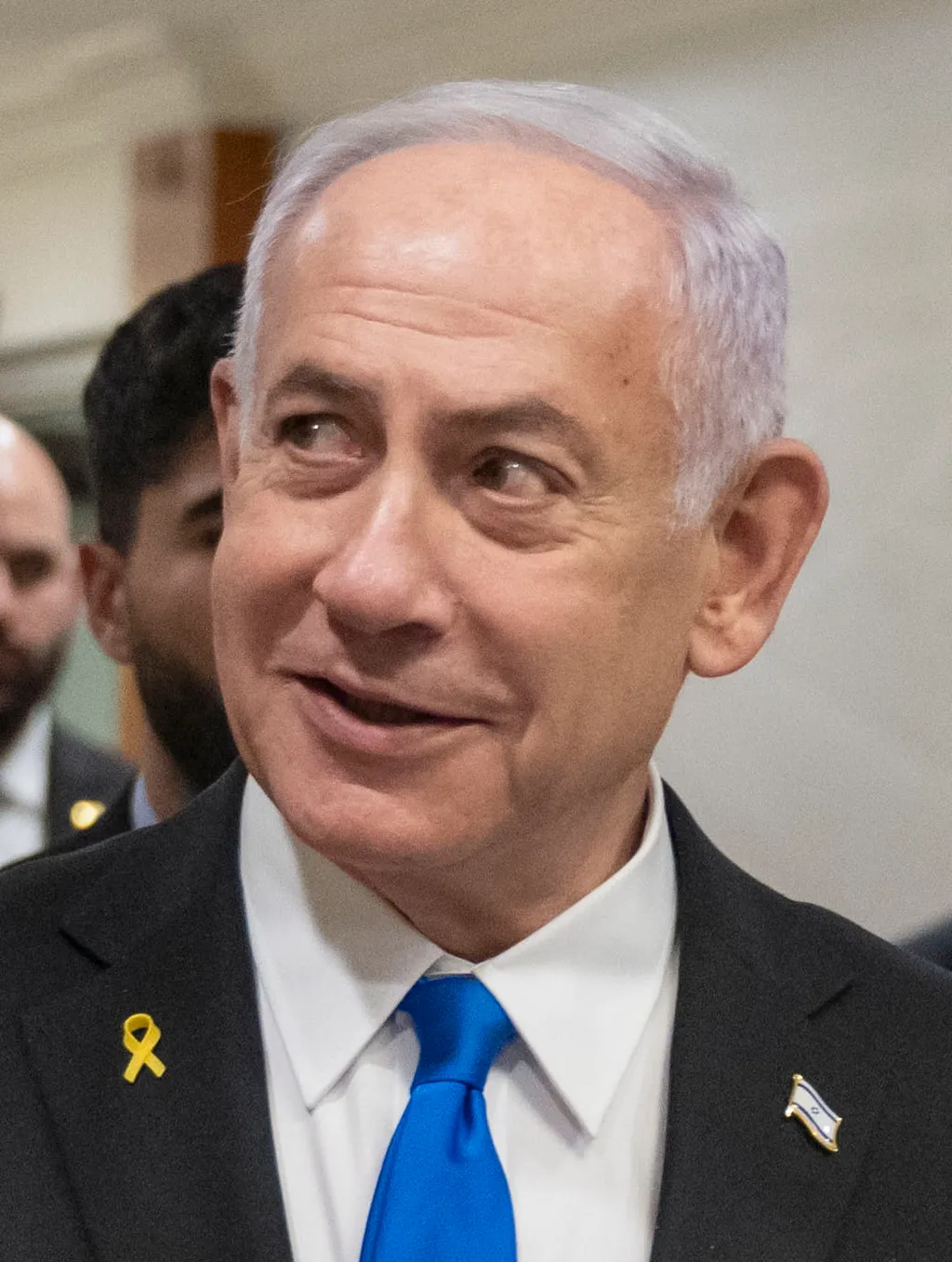Israeli Prime Minister Benjamin Netanyahu at the Pentagon in February 2025