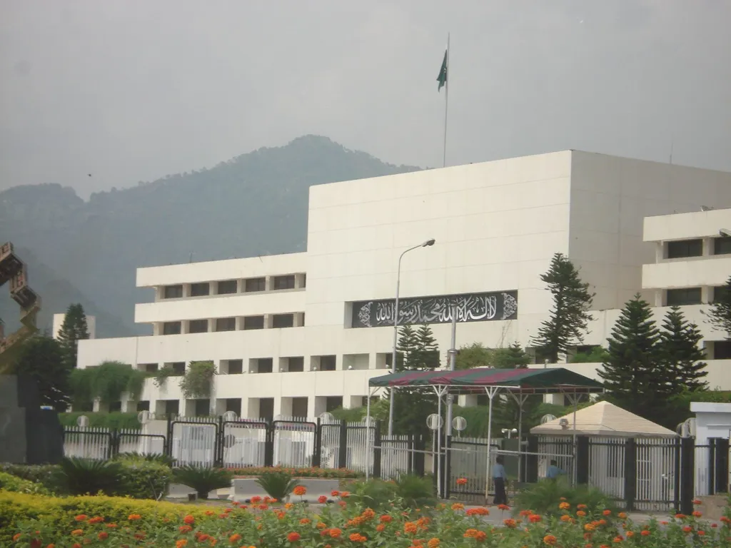 Parliament House in Islamabad, seat of Pakistan's bicameral parliament