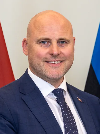 Latvian Prime Minister Andris Kulbergs in 2026