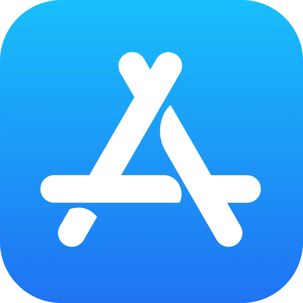 The Apple App Store logo