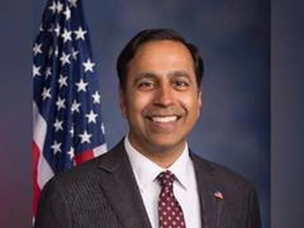 US Representative Raja Krishnamoorthi in an official congressional portrait