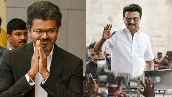 Tamil Nadu CM MK Stalin and TVK chief Vijay