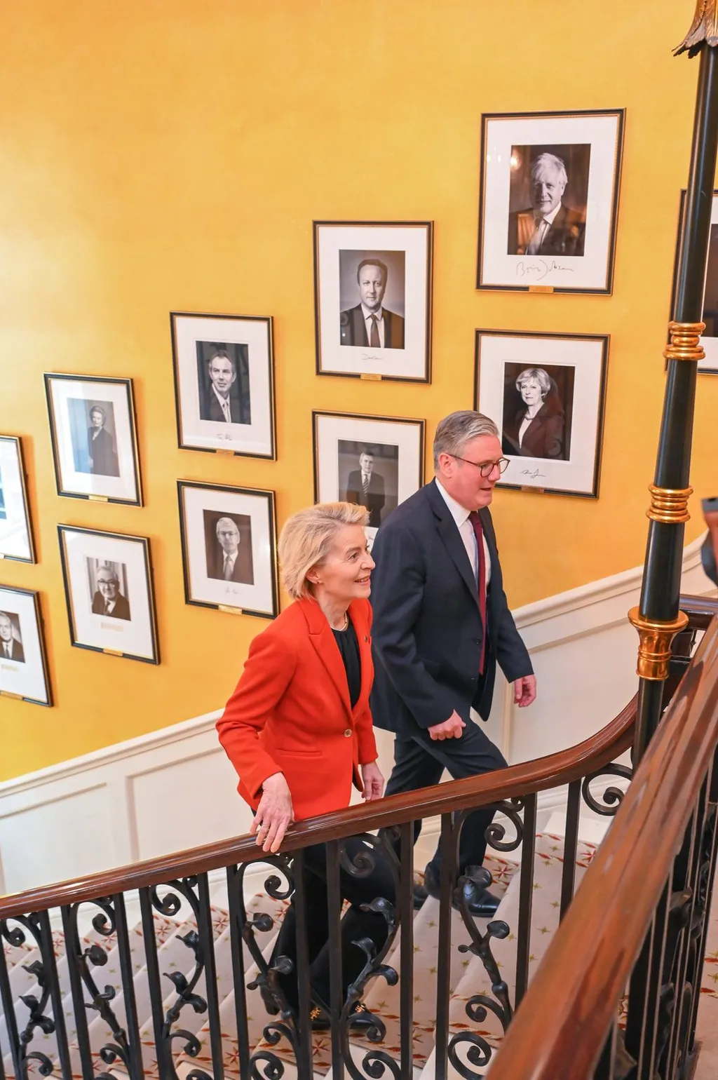 European Commission President Ursula von der Leyen and Prime Minister Keir Starmer at the UK–EU London Summit
