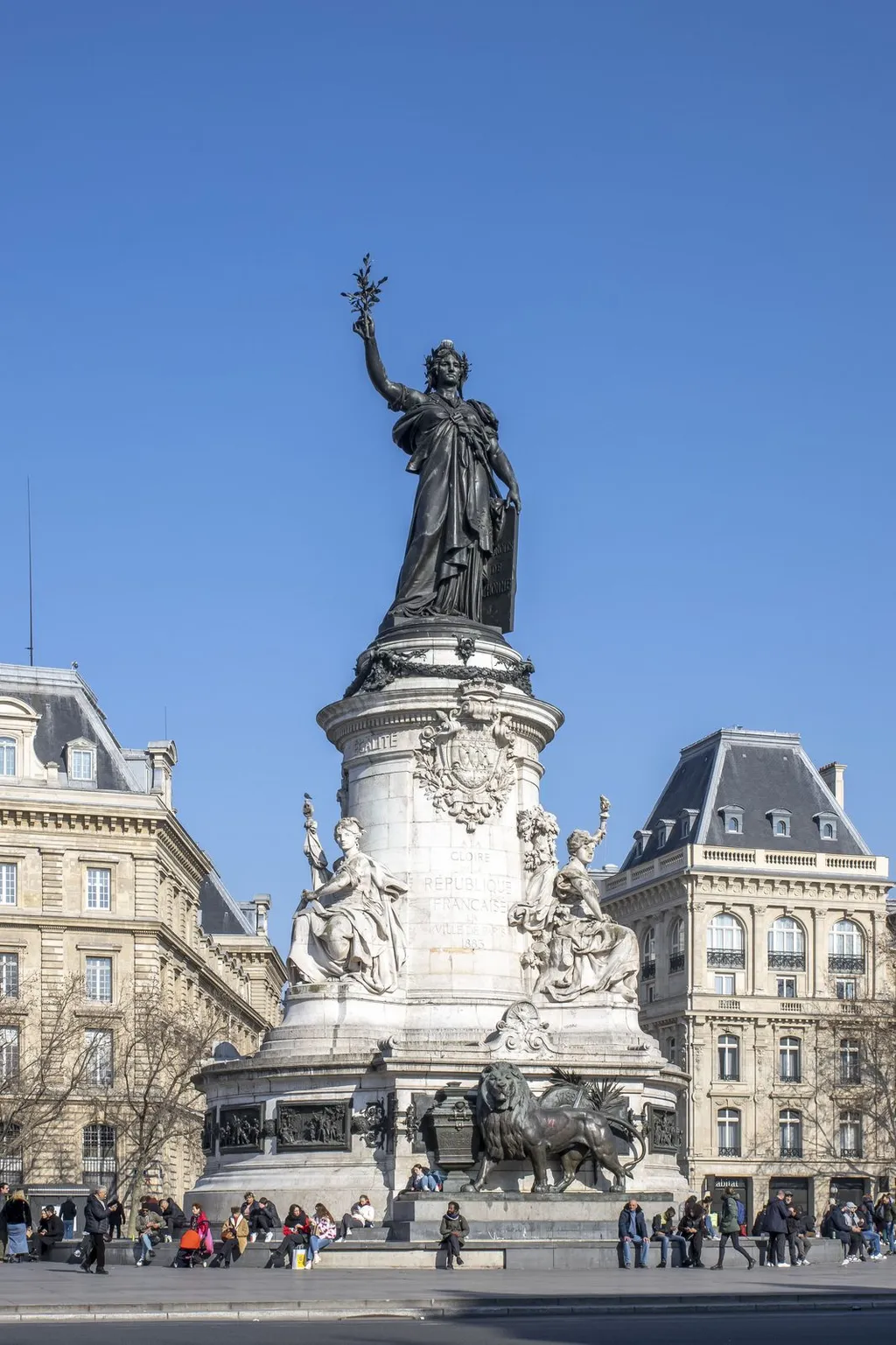 The Monument à la République at Place de la République in Paris — the starting point of the 17 October 2026 cost-of-living protest march.