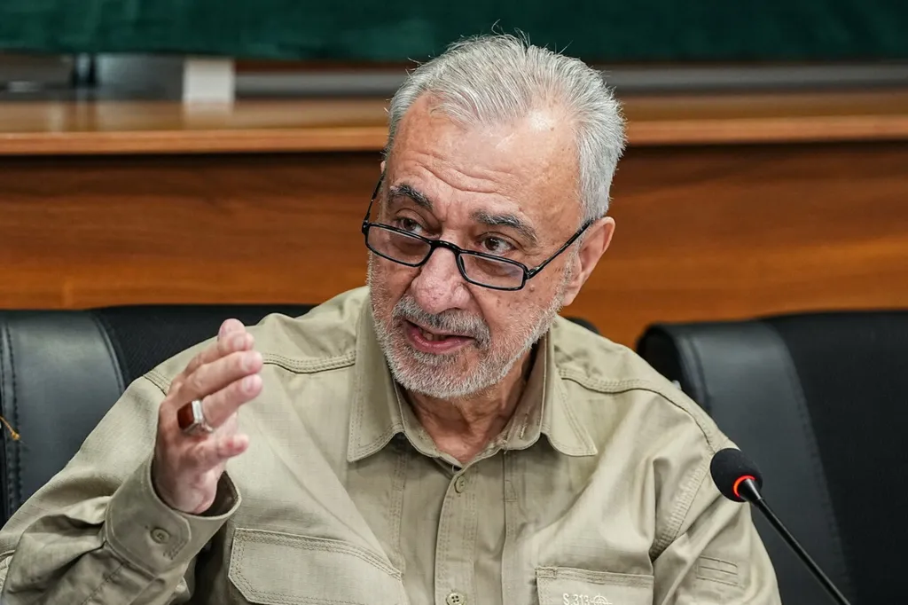 Mehrdad Akhlaqi Ketabchi speaking at a parliament National Security Committee session in October 2026