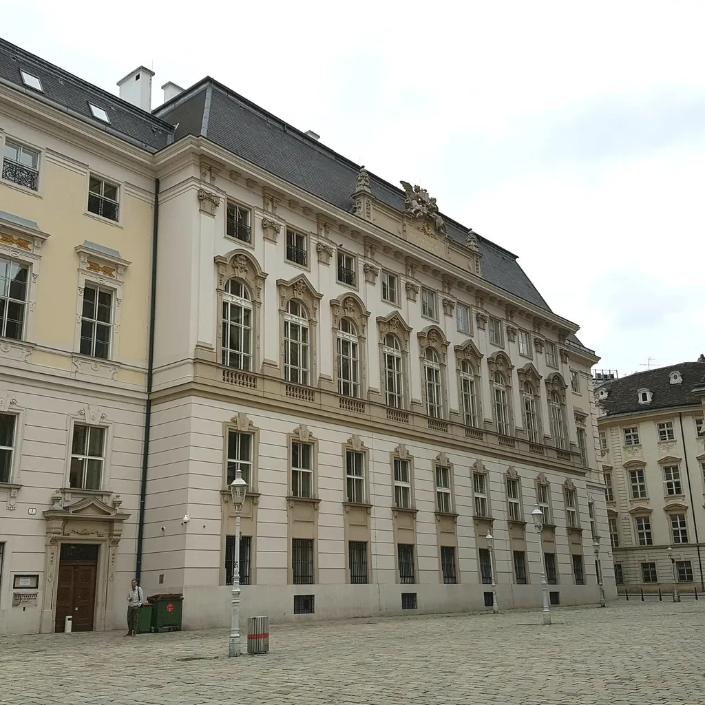 Rear of the Austrian Federal Chancellery on Minoritenplatz, Vienna.