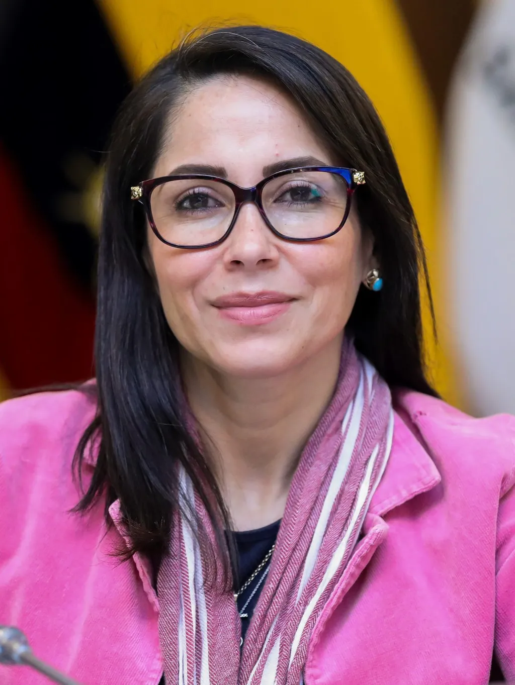 Luisa González, Ecuadorian opposition leader, photographed in 2022