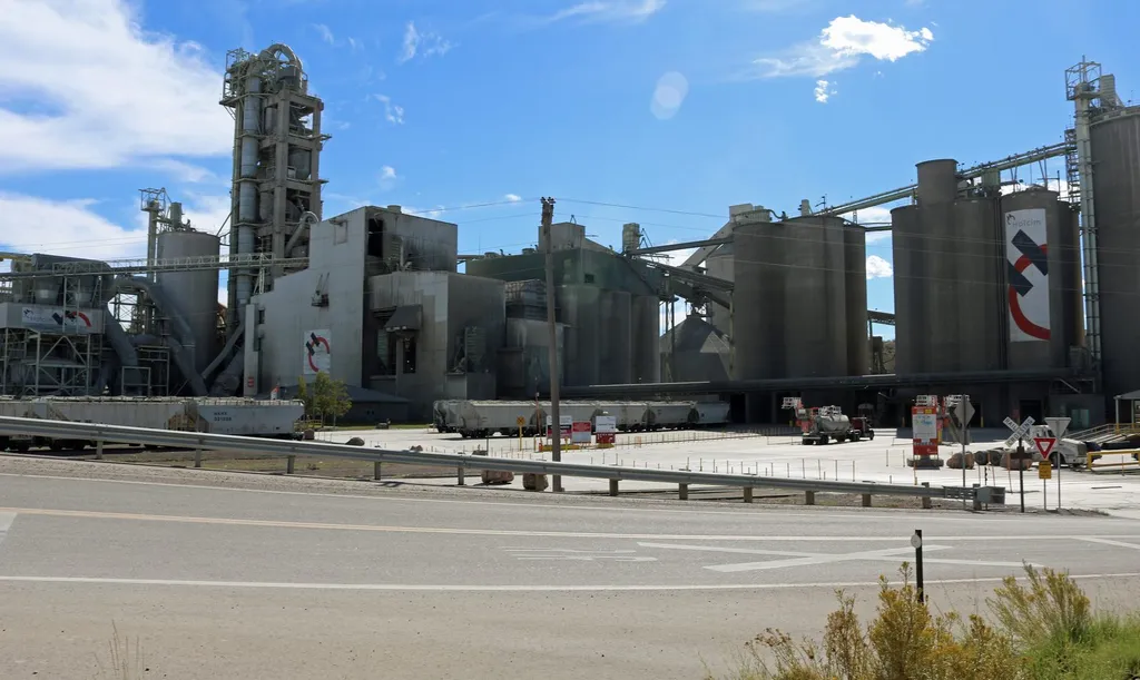Holcim's cement plant in Portland, Colorado - file photo