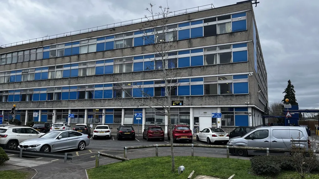 Exterior of Watford General Hospital, an NHS hospital in England (file photo).
