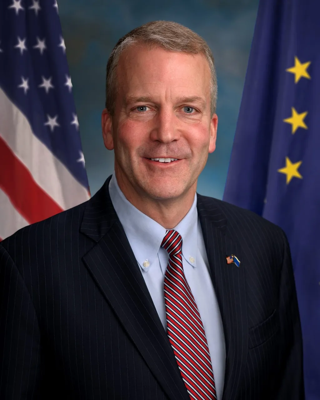 Official 2015 US Senate portrait of Senator Dan S. Sullivan of Alaska