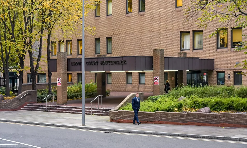 The entrance of Southwark Crown Court in London, where the sentencing took place.