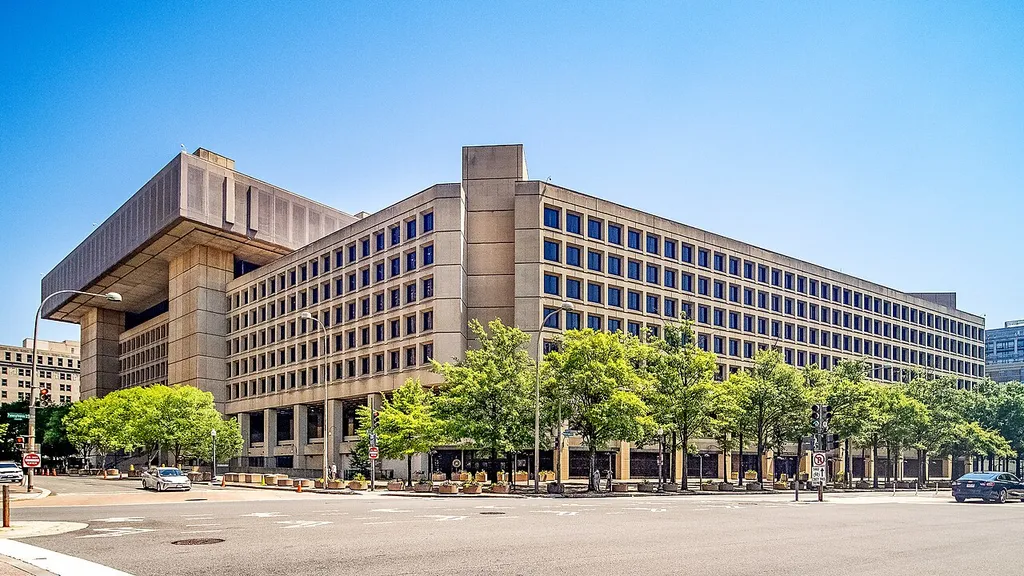 The J. Edgar Hoover Building, FBI headquarters in Washington, D.C.
