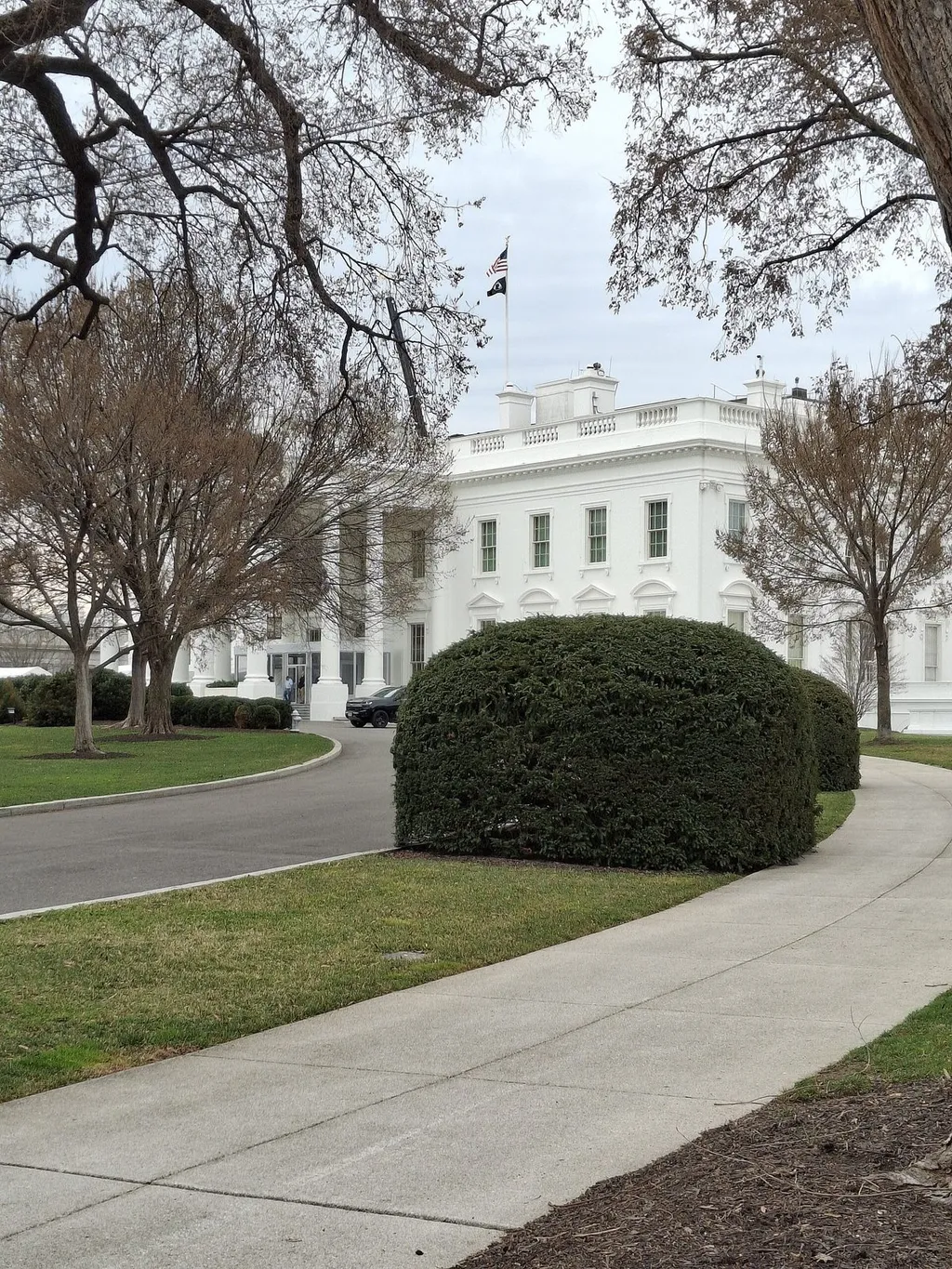 The White House in Washington DC, where the tariff proclamation was signed