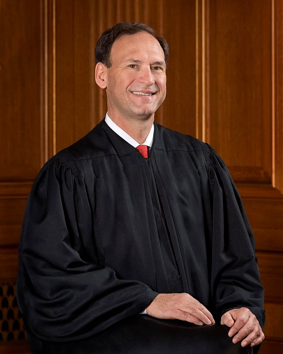 Official portrait of US Supreme Court Justice Samuel Alito in judicial robes