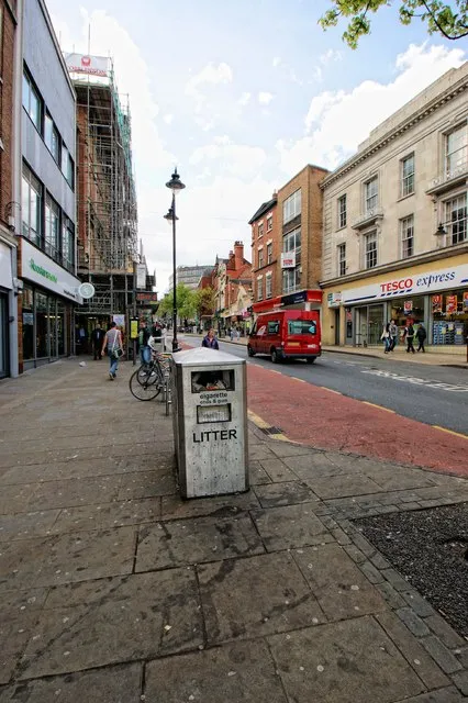 Angel Row in Nottingham city centre
