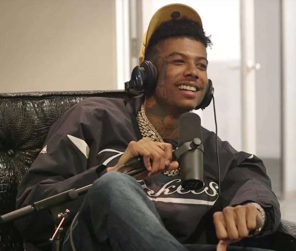 Blueface, the American rapper, in 2020.