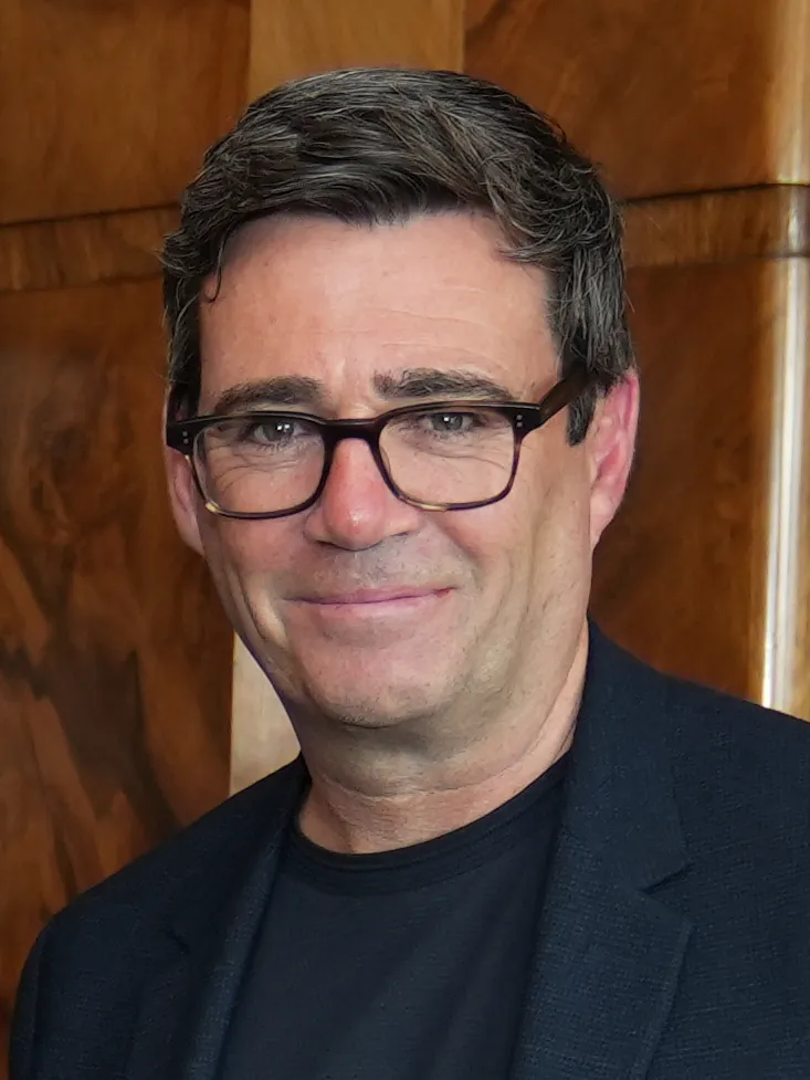 Andy Burnham photographed in Edinburgh in August 2024.