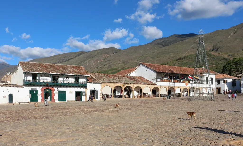 Plaza Mayor, Villa de Leyva, Colombia (file photo)