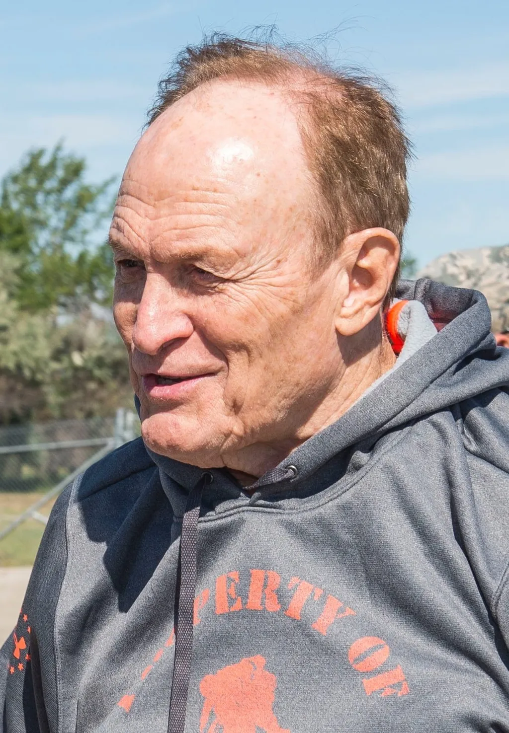 Dale Brown, the former LSU men's basketball coach, pictured in September 2015. Photo: US Air Force via Wikimedia Commons (public domain).