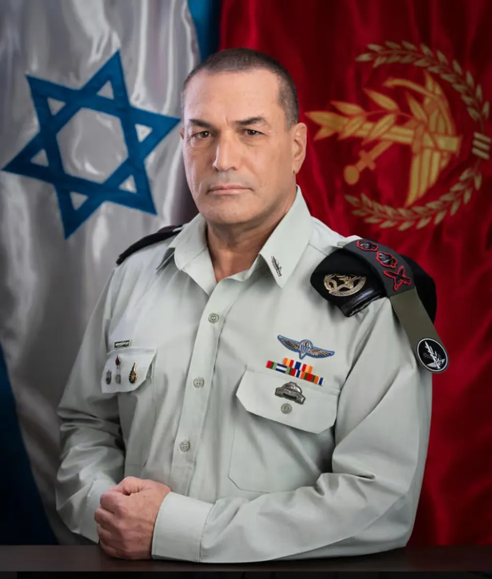 Official 2025 portrait of IDF Chief of Staff Lt. Gen. Eyal Zamir in dress uniform