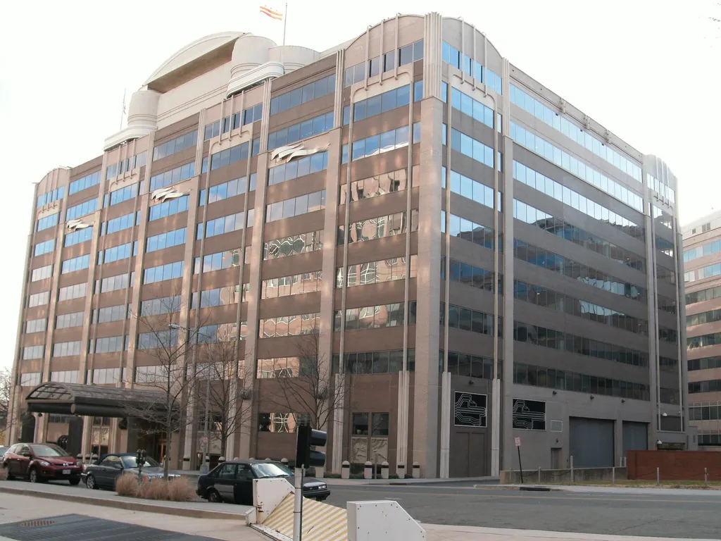The Federal Communications Commission headquarters building in Washington, DC.