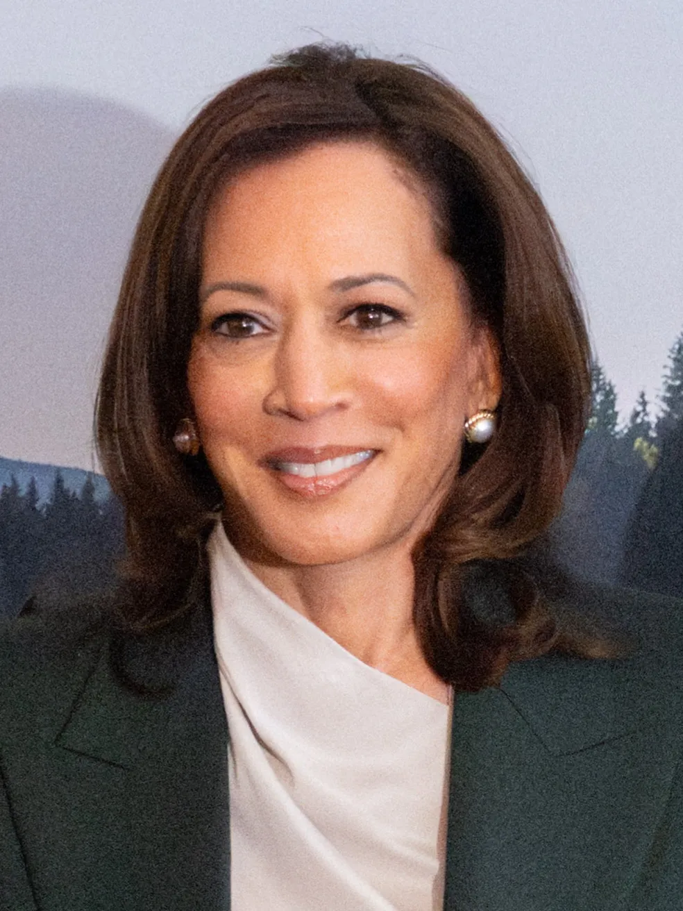 Kamala Harris photographed at the Austrian World Summit in Vienna, June 2026.