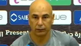 Egypt head coach Hossam Hassan at a press conference