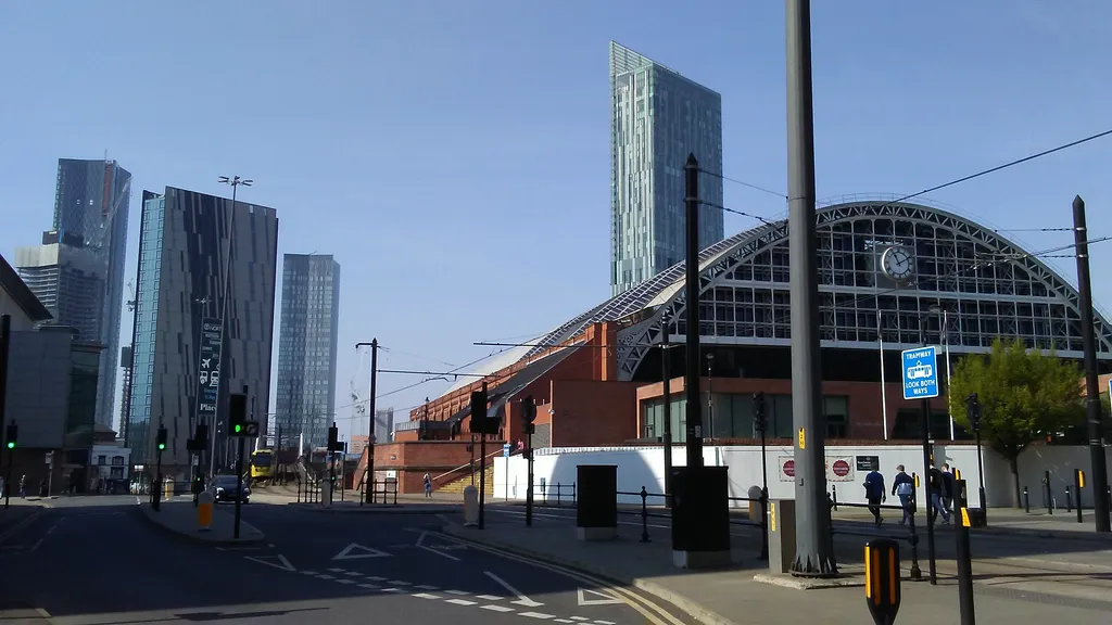Manchester Central Convention Complex with its distinctive arched roof, the venue for the November 2027 G20 summit.