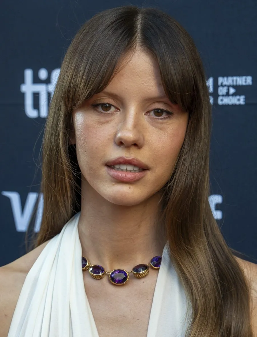 Mia Goth photographed at the 2025 Toronto International Film Festival