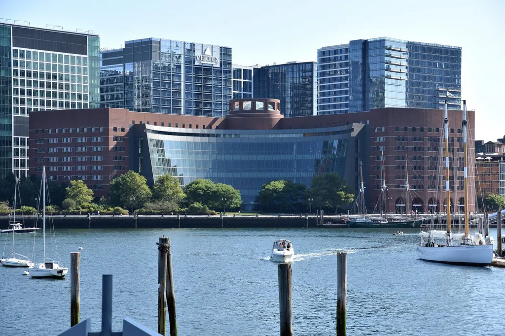 The John Joseph Moakley United States Courthouse on the Boston waterfront, which houses the US District Court for the District of Massachusetts.