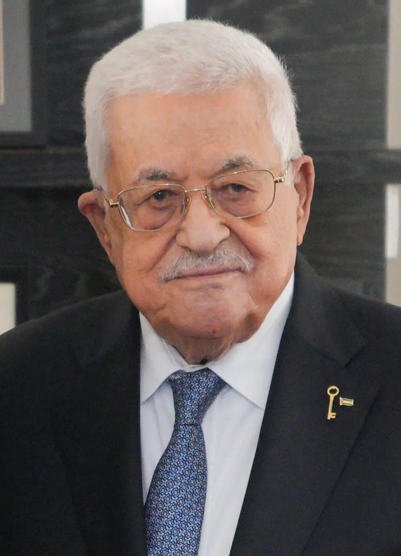 Mahmoud Abbas, President of the Palestinian Authority, at a meeting in New York, September 2024
