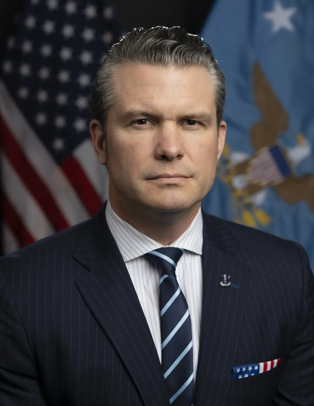 Official portrait of US Defence Secretary Pete Hegseth, January 2025
