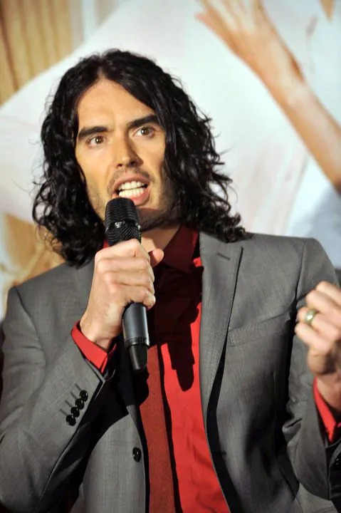 Portrait photograph of Russell Brand taken in 2011