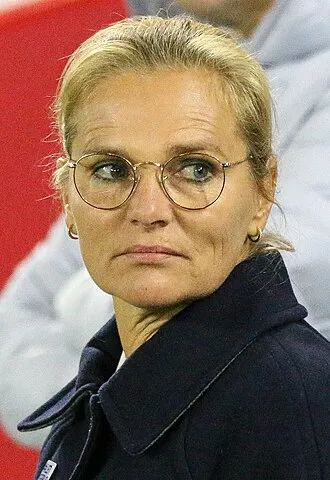 Sarina Wiegman, England women's head coach, photographed in October 2022.