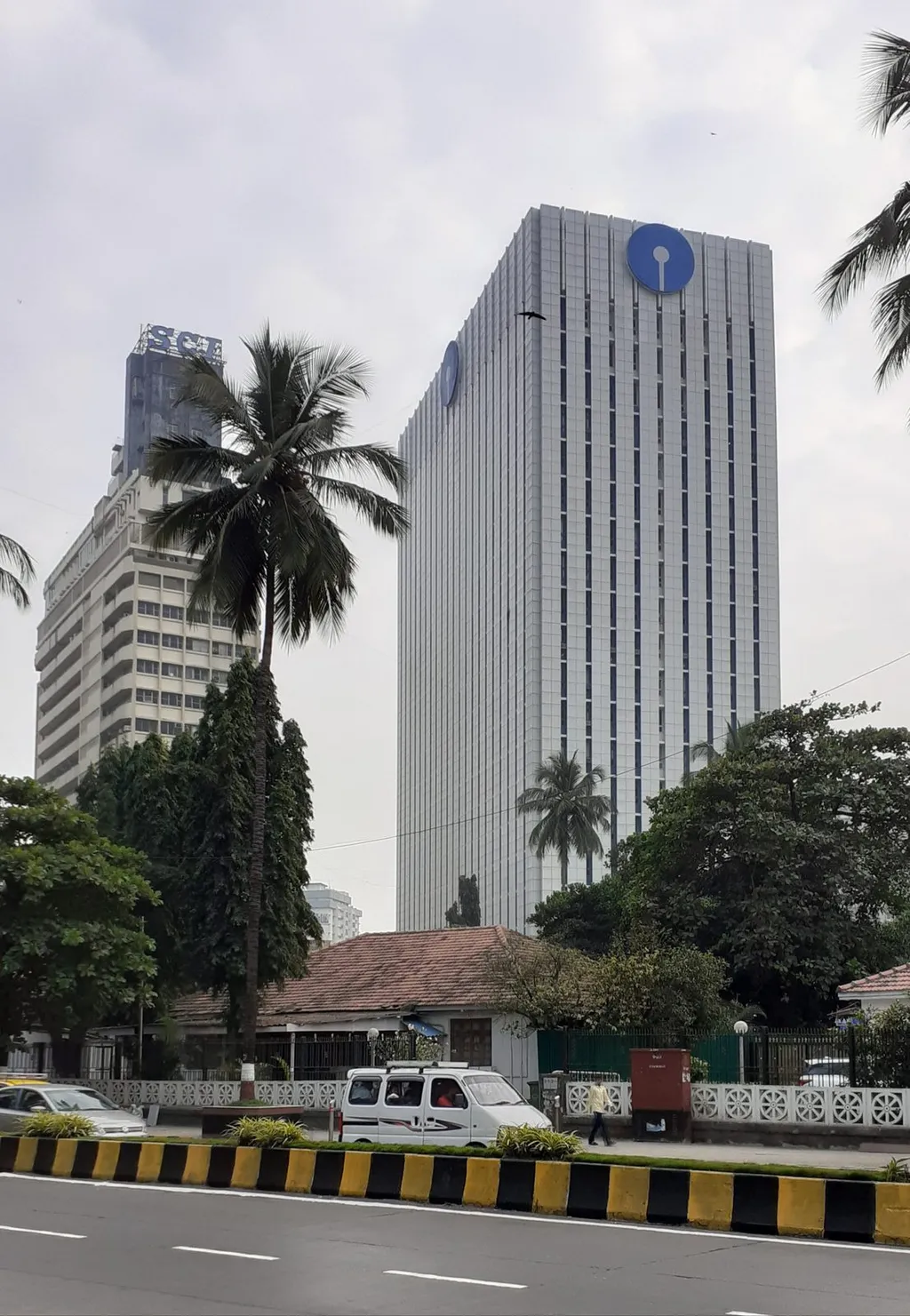 SBI Corporate Centre in Mumbai with the State Bank of India logo