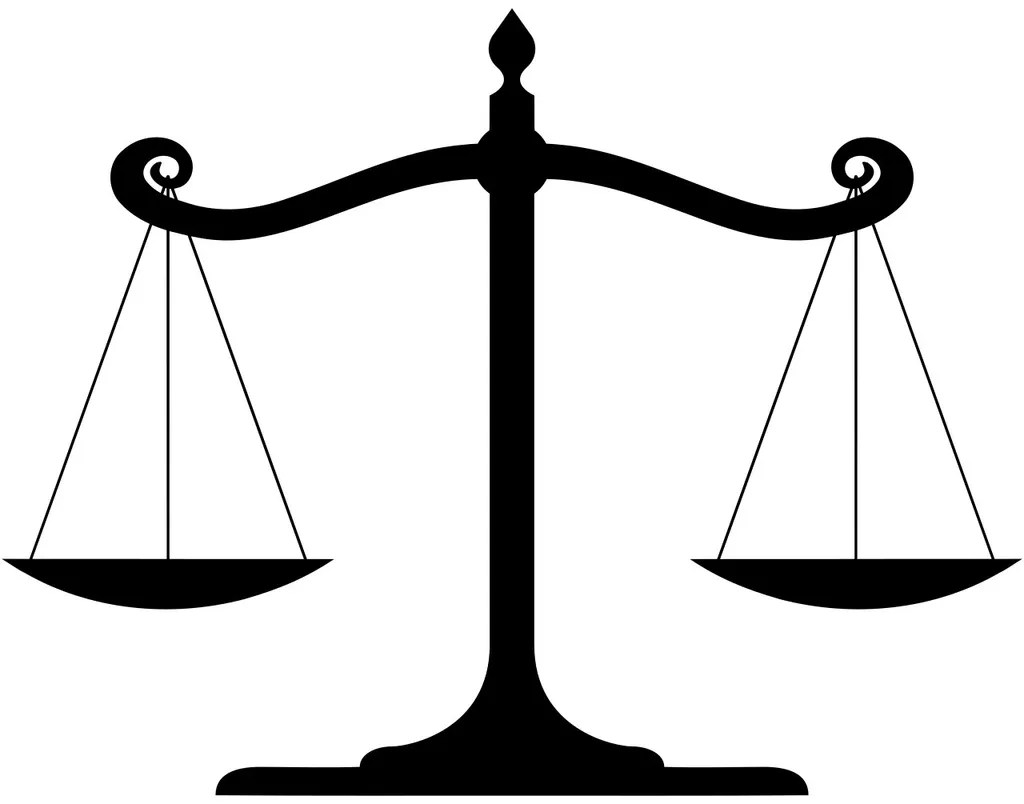 Illustration of balanced scales of justice; not a depiction of Bai Zhaodong or any real person.