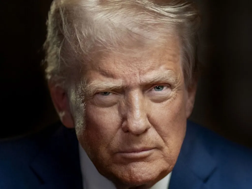 Official 2025 presidential portrait of US President Donald Trump