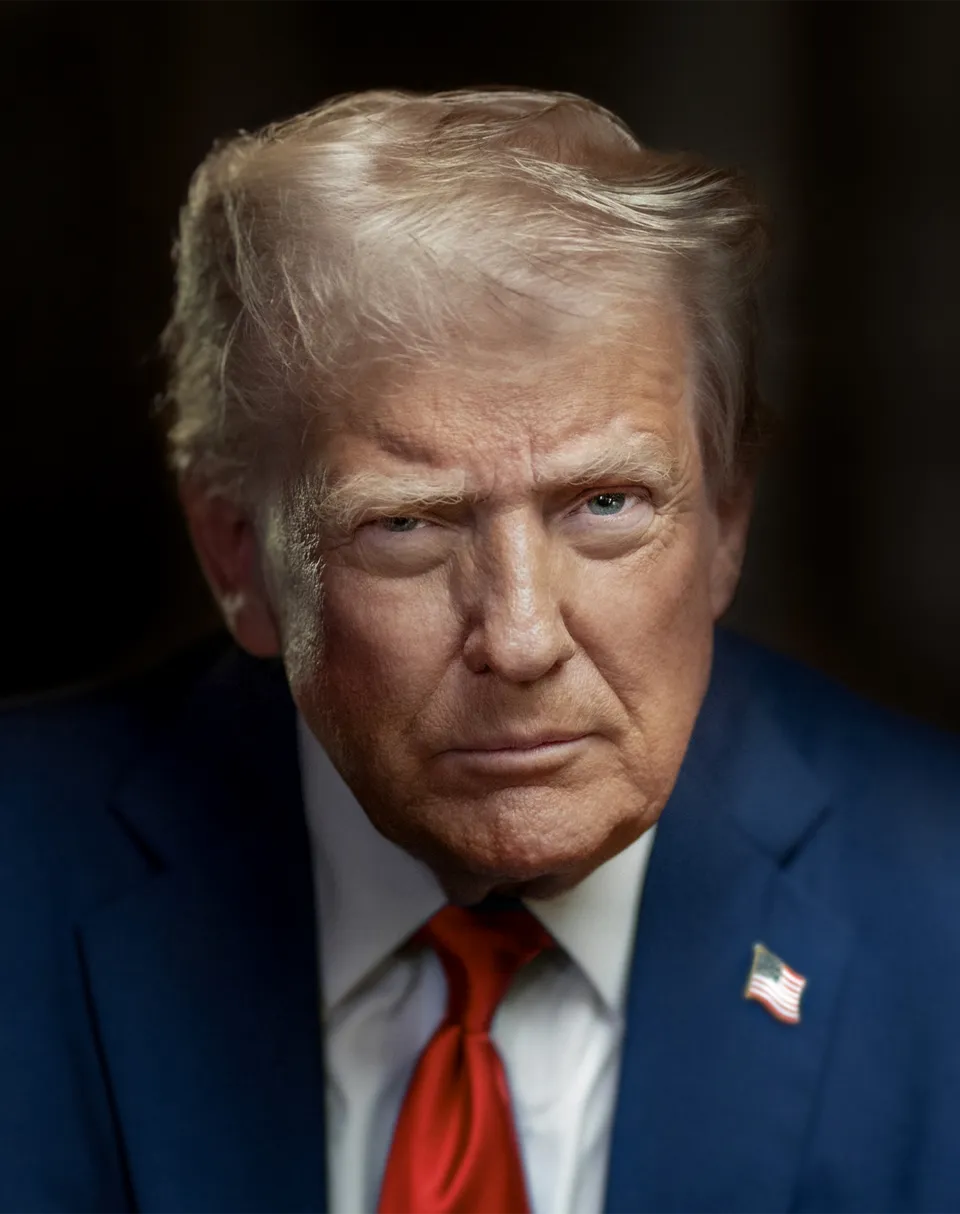 Official portrait of US President Donald Trump