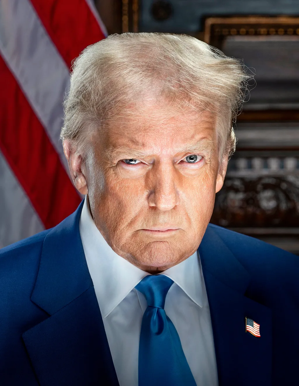 Official portrait of US President Donald Trump