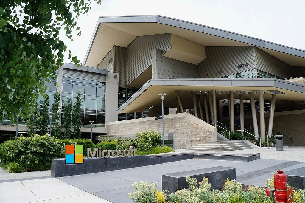 Microsoft's Building 92, which houses the company's visitor centre, on its Redmond, Washington campus