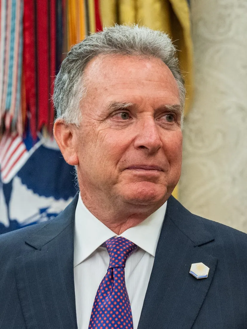 Portrait of US special envoy Steve Witkoff at the White House in 2025