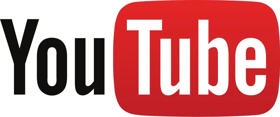 The YouTube wordmark logo, white text on a red rounded rectangle.